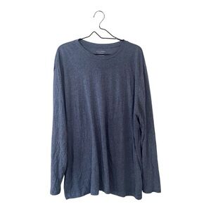 Banana Republic Factory Fitted Crew Men's Blue Long Sleeve Shirt Size XXL